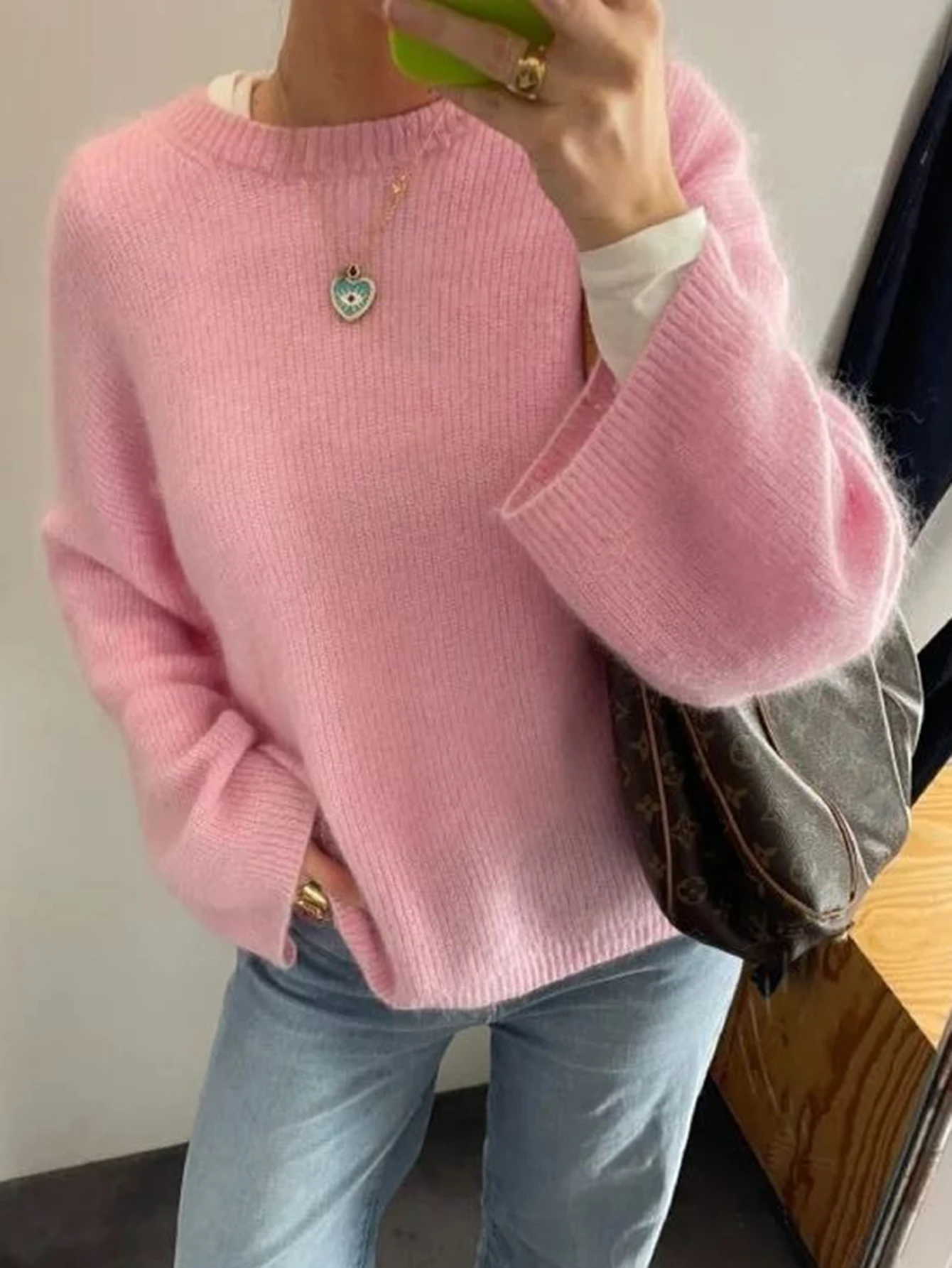 Женский осенний модный толстый