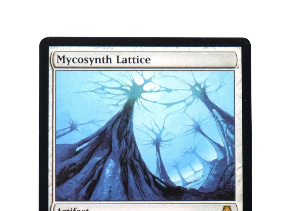 

(Mycosynth Lattice) Foil/Holo TCG Magical Proxy Black Top Quality Proxy Playing Cards Gathering Board Game Trading Cards