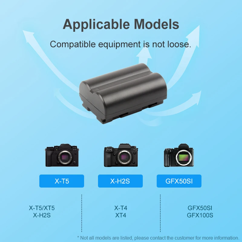 NP-W235 리튬 배터리, 후지 카메라 X-T4 X-T5 GFX 50SII GFX100S 배터리에 적합