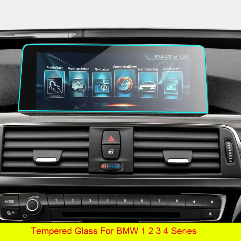 Large Size For BMW  2 3 4 Series Tempered Glass GPS Navigation Screen Protector F20 F21 F22 F30 F31 F32 F34