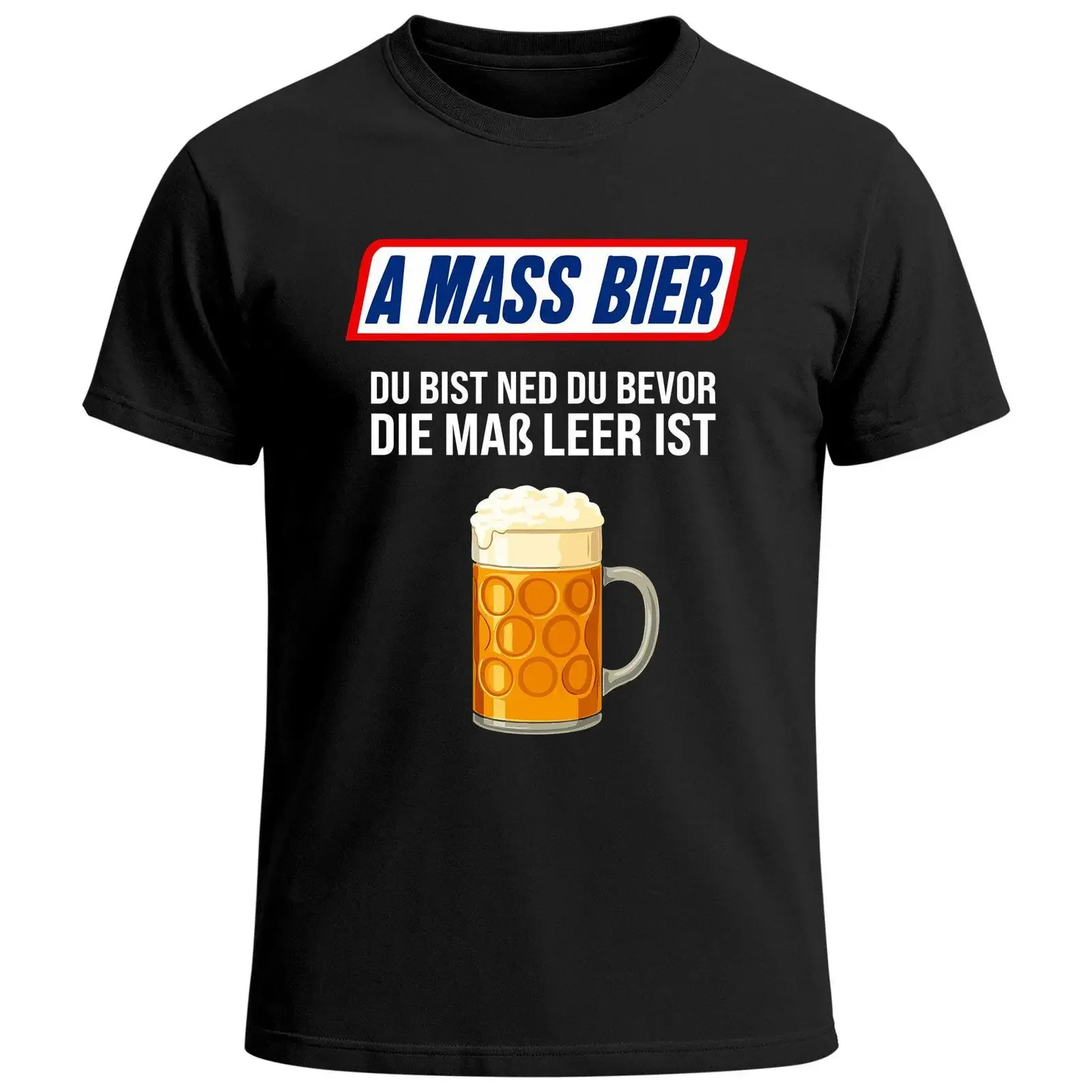 Men's Oktoberfest Funny Mass Bier Saying T Shirt Beerfest Drinking Party Casual Beer Lovers Outfit vintage Washed Breathable
