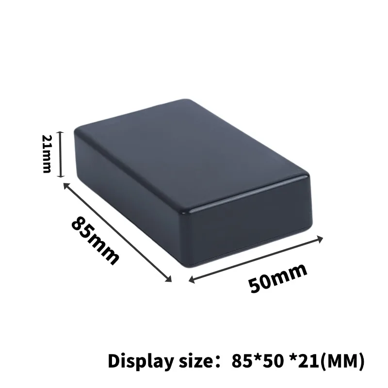 Impact-Resistant Plastic Junction Box for Wiring and Electrical Applications - 85x50x21mm