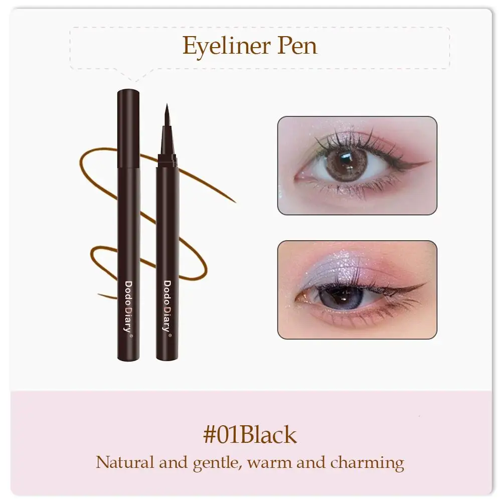 อายไลเนอร์ชนิดน้ำ แห้งเร็ว ไม่เลอะเลือน ไม่ซึมซับ ไม่เลอะขอบตา สีน้ำตาล กันน้ำ รุ่น S2K8