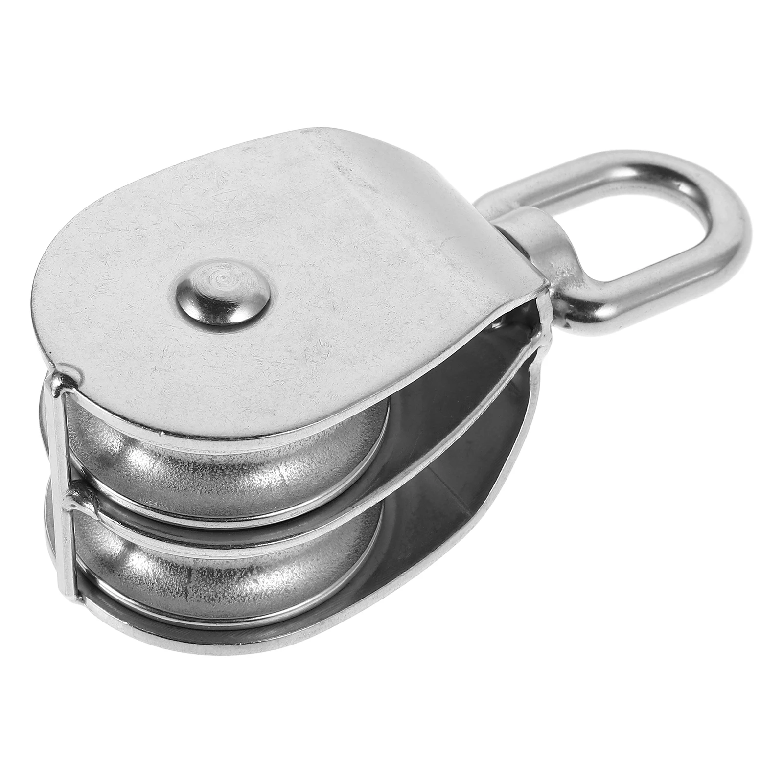 

Stainless Steel Fishing Net Pulley Heavy Duty Marine Cable Wheel 304 Metal Weights Lifting Mini Rope Pulley System Boat