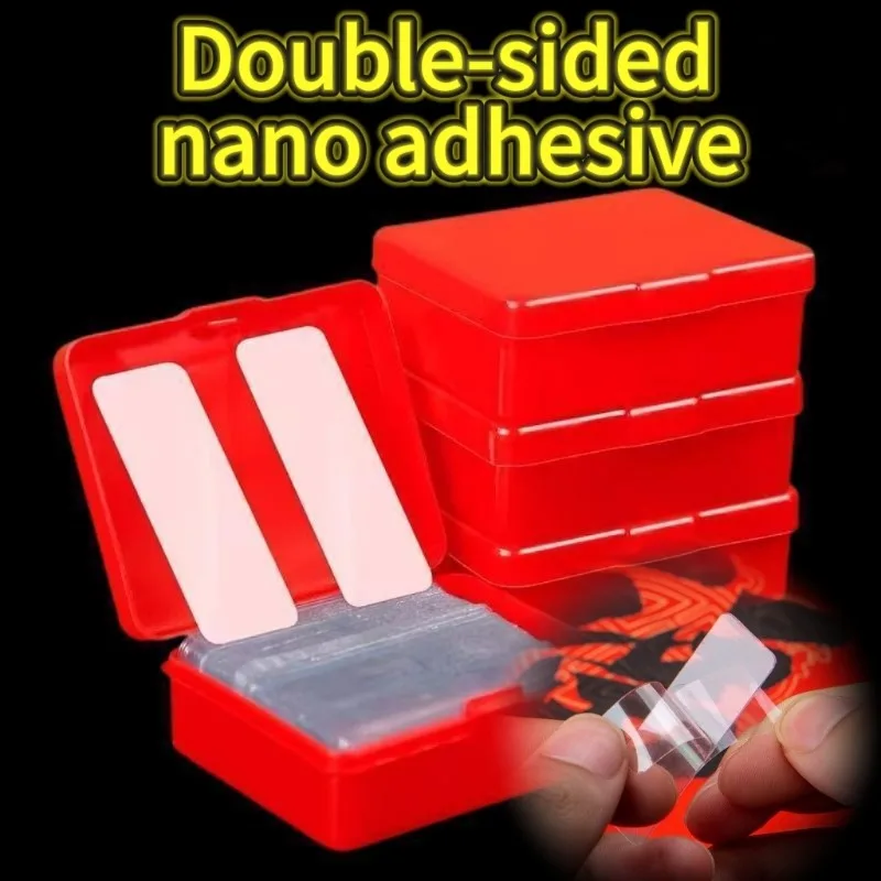 Wiederverwendbares doppelseitiges Klebeband, transparenter Nano-Kleber, nahtlos, selbstklebend, wasserfest, nahtlos, Wandaufkleber, waschbares Klebeband
