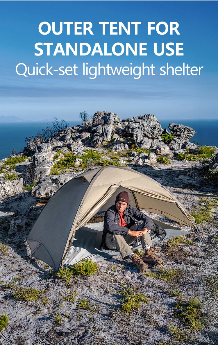 Naturehike 2026 Neues JILING PRO/UL/LITE Zelt Camping Ultraleicht 15D 20D Nylon-Zelt Wandern Outdoor Wasserdicht 1-2 Personen 4-Jahreszeiten-Zelt – Detail 10