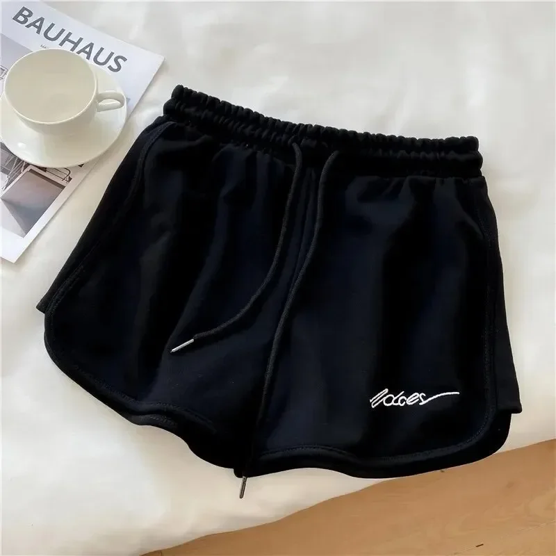 Trendy Simple Shorts Women Home Yoga Beach Pants High Waist Leisure Female Sports Shorts Indoor Outdoor Comfortable