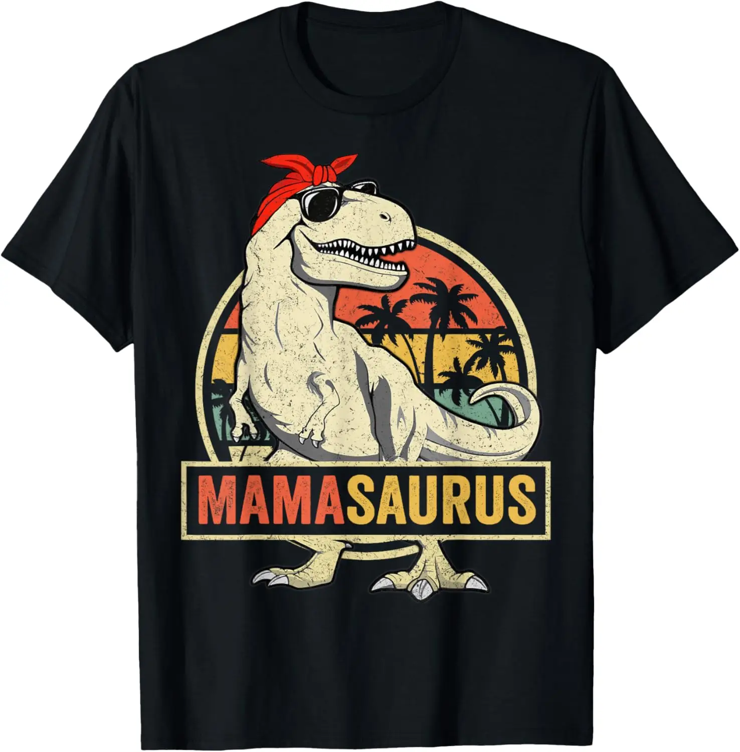 Mamasaurus T Rex Dinosaur Mama Saurus Family Matching Women T-Shirt Funny Shirt Unisex Summer Streetwear Tops Camisas