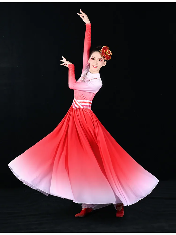 المرحلة الصينية التقليدية ازياء فستان رقص للنساء السنة الجديدة الكبار تانغ دعوى أداء Hanfu مهرجان الإناث الملابس