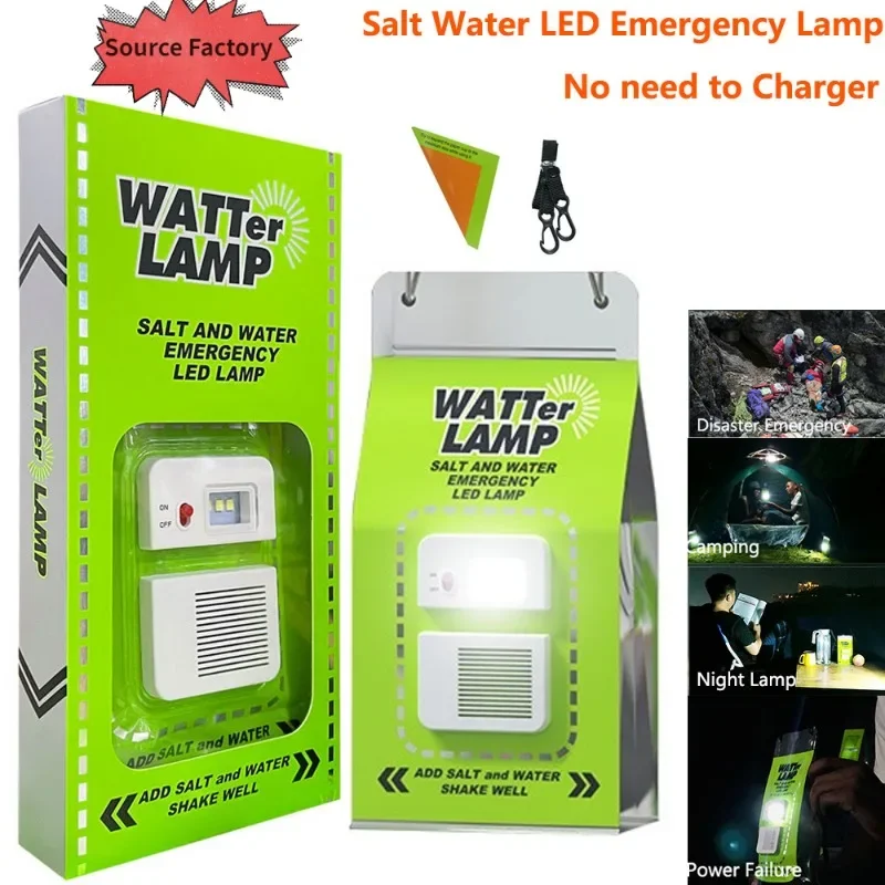 

Factory Direct 10PCS Portable Outdoor Camping Lamps Salt Water LED Emergency Lamp Camping Night Fishing Lamp Energy Saving Lamp