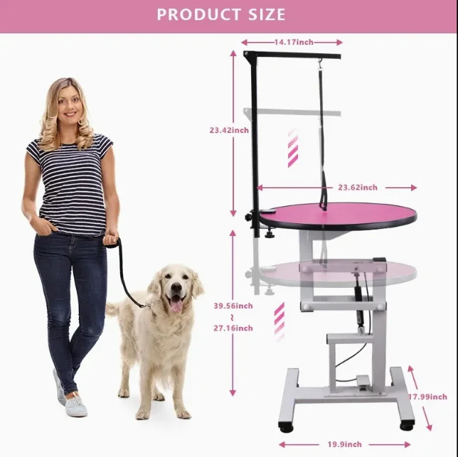 Stainless Steel Foldable Portable Dog Grooming Table Eco-Friendly Small Dog Grooming Equipment