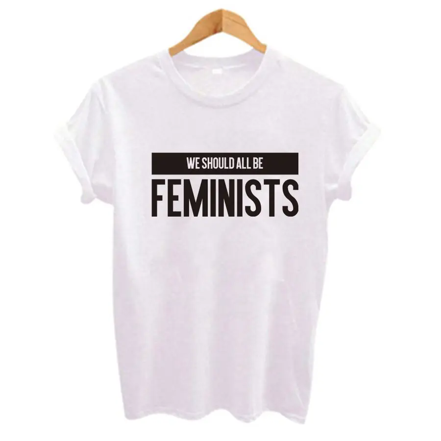 2024 New Hipster Women t shirt Short sleeve O Neck Feminists Letter Print t-shirt Plus size Casual tops tees camisetas mujer