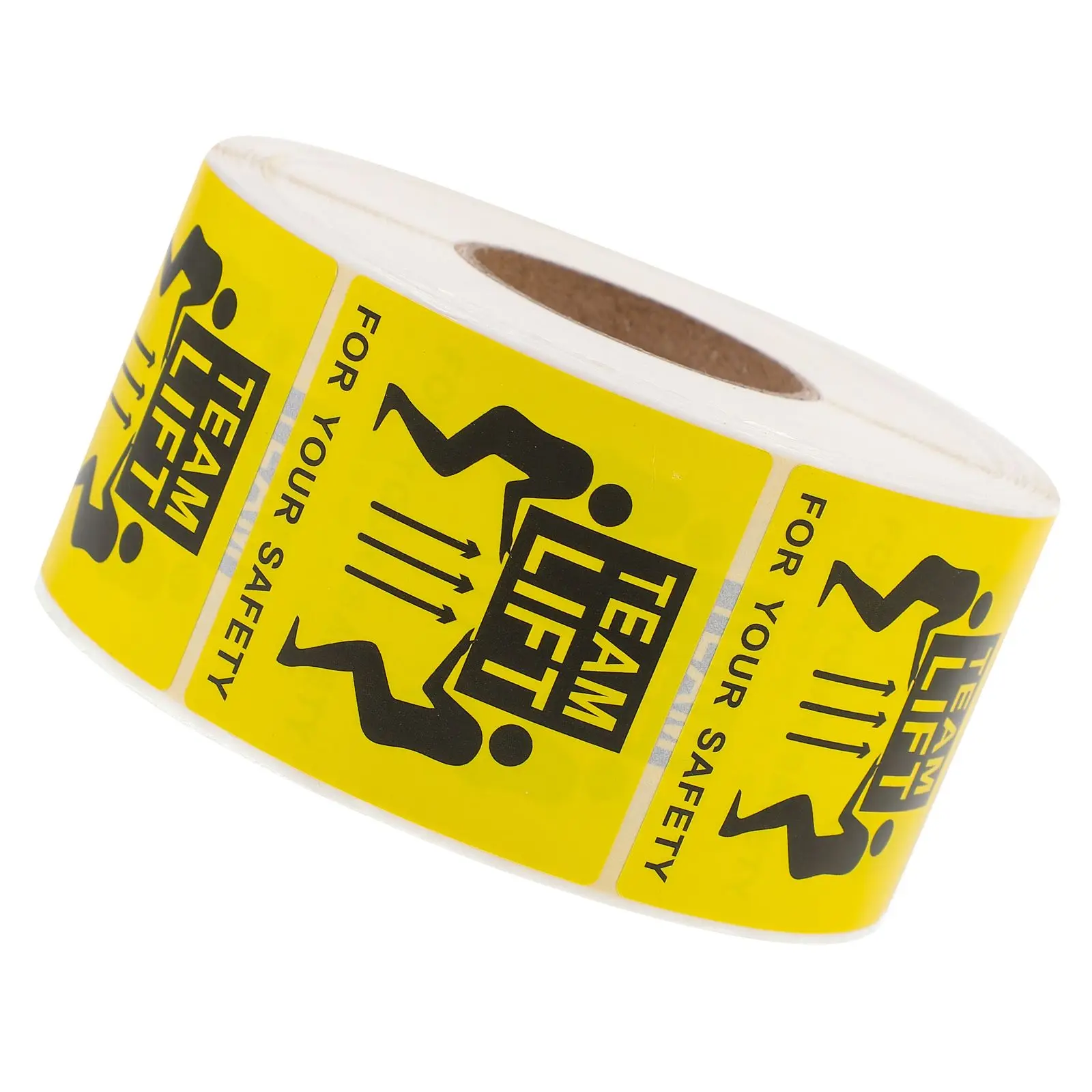 

1000 Heavy Duty Warning Labels 50x50mm Team Lift Stickers for Shipping Moving Boxes Heavy Object Caution Logistics Packaging