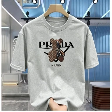 7AGrade Anti-Bacterial High-End Menthol Fragrance Men's Luxury Brand Letter-Print T-Shirt High-Quality Men's Clothing Streetwear