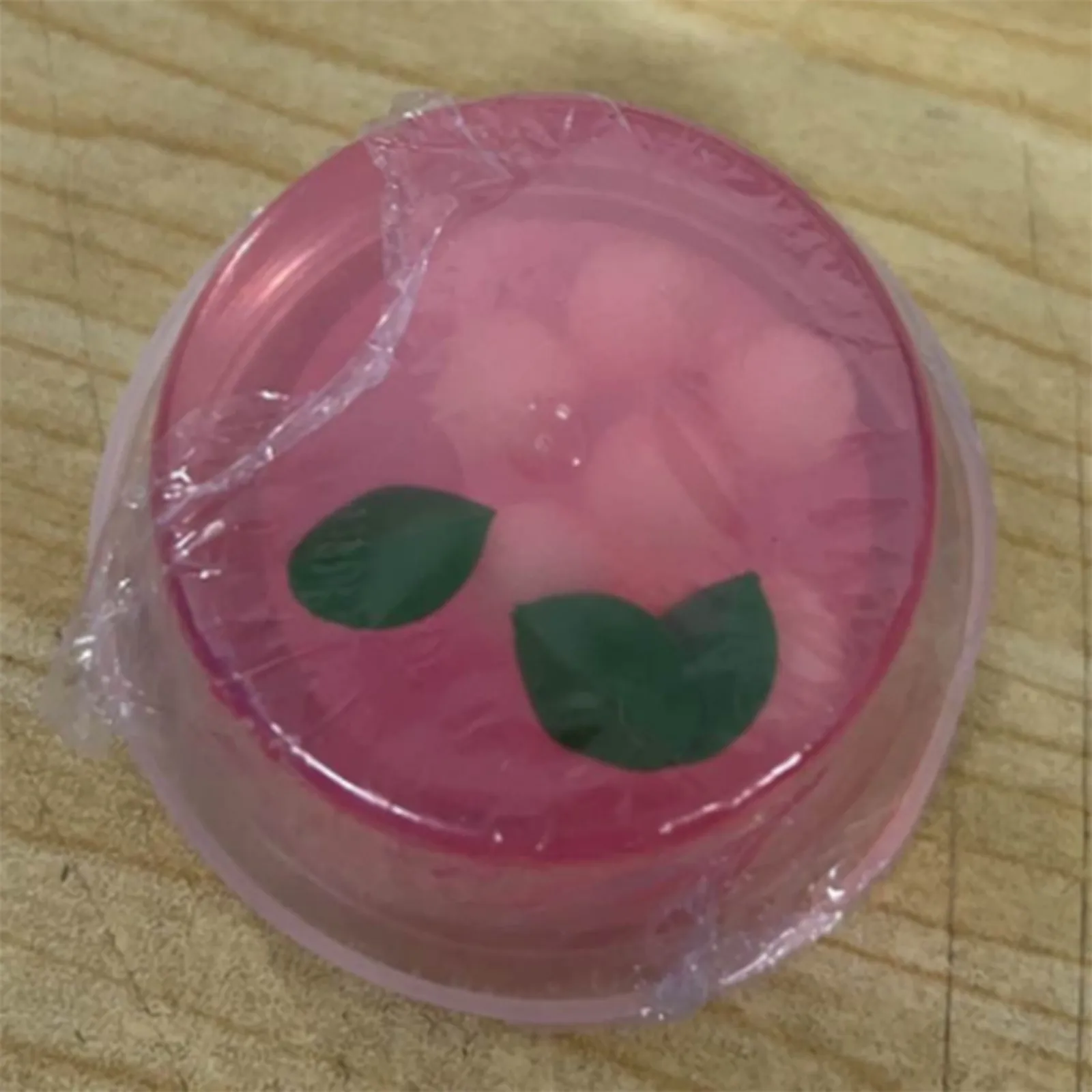 الوحل الوردي الخوخ المعطرة الإجهاد الاطفال واضح كريستال لعبة كريستال الطين الوحل لعبة الضغط السنة الجديدة، هدية عيد الميلاد #6