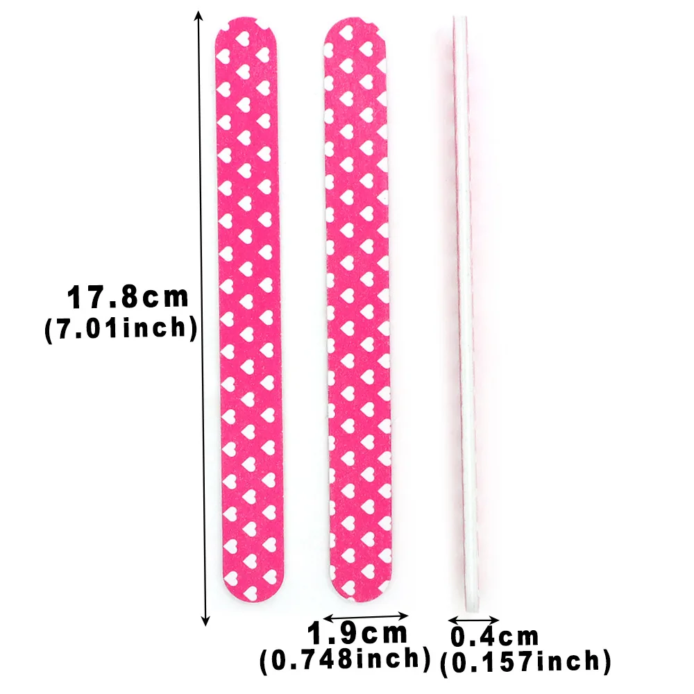 12/24pcs Nail Files Gifts Bulk Red Nail Files Emery Boards Bulk Women Customers Coworkers Staff