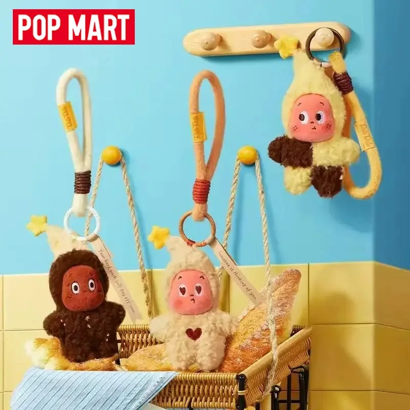 

Серия мерцающих вкусных моментов, слепая коробка POP MART, плюшевая подвеска в виде печенья, изящные плюшевые модные украшения, подарок-сюрприз