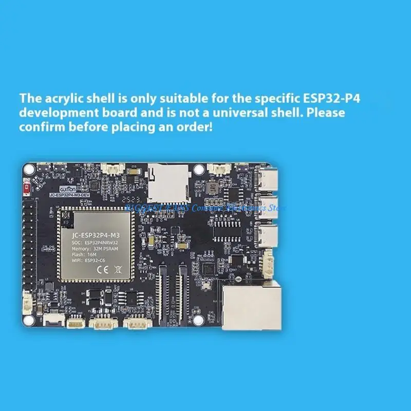 

Прозрачная замена акрилового защитного корпуса для ESP32 Плата тепловая диссипация легкая сборка