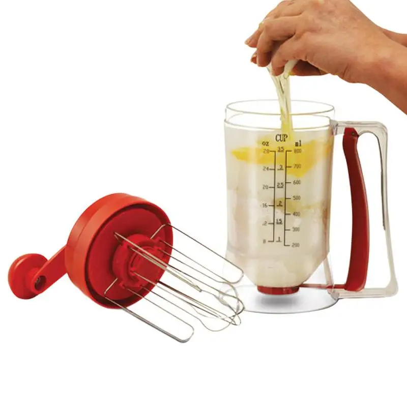 Hand Batter Dispenser Baking Flour Paste Dispenser For Pancake Cupcakes Cake Muffins Measuring Funnel Pastry Dough Dispensador