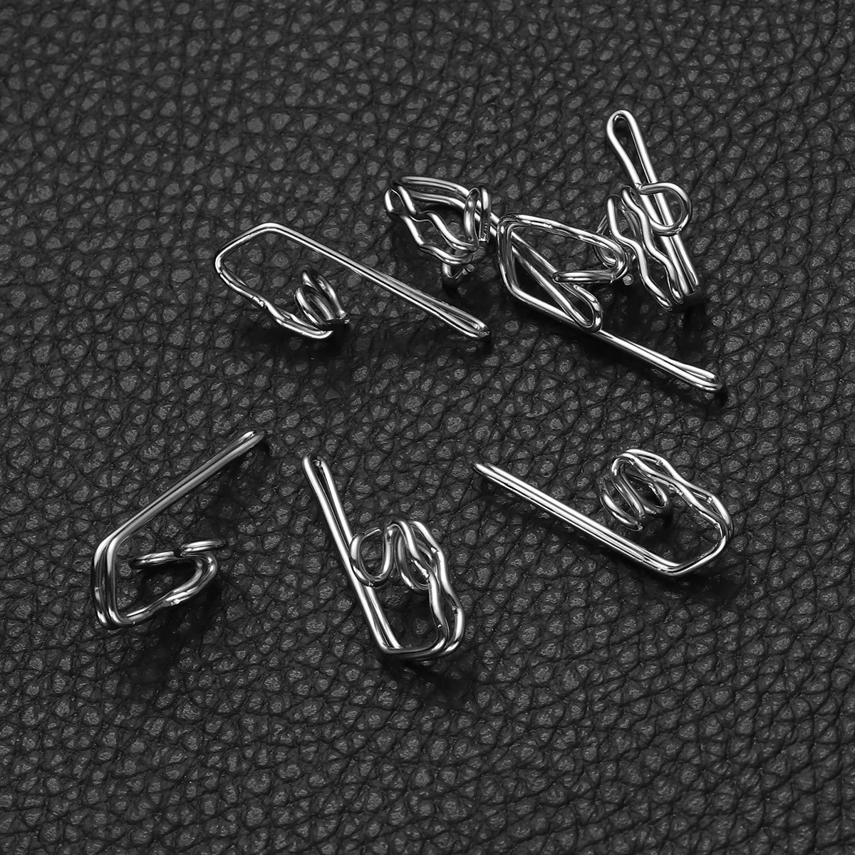 

80 Pcs Curtain Hook Curtains Home Accessories Gathering Hooks Metal for Drapes Wave Holders Household
