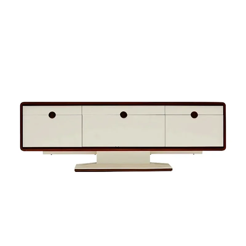 Light luxury electric lifting wine cabinet, medieval home villa modern  glass display cabinet solid wood locker