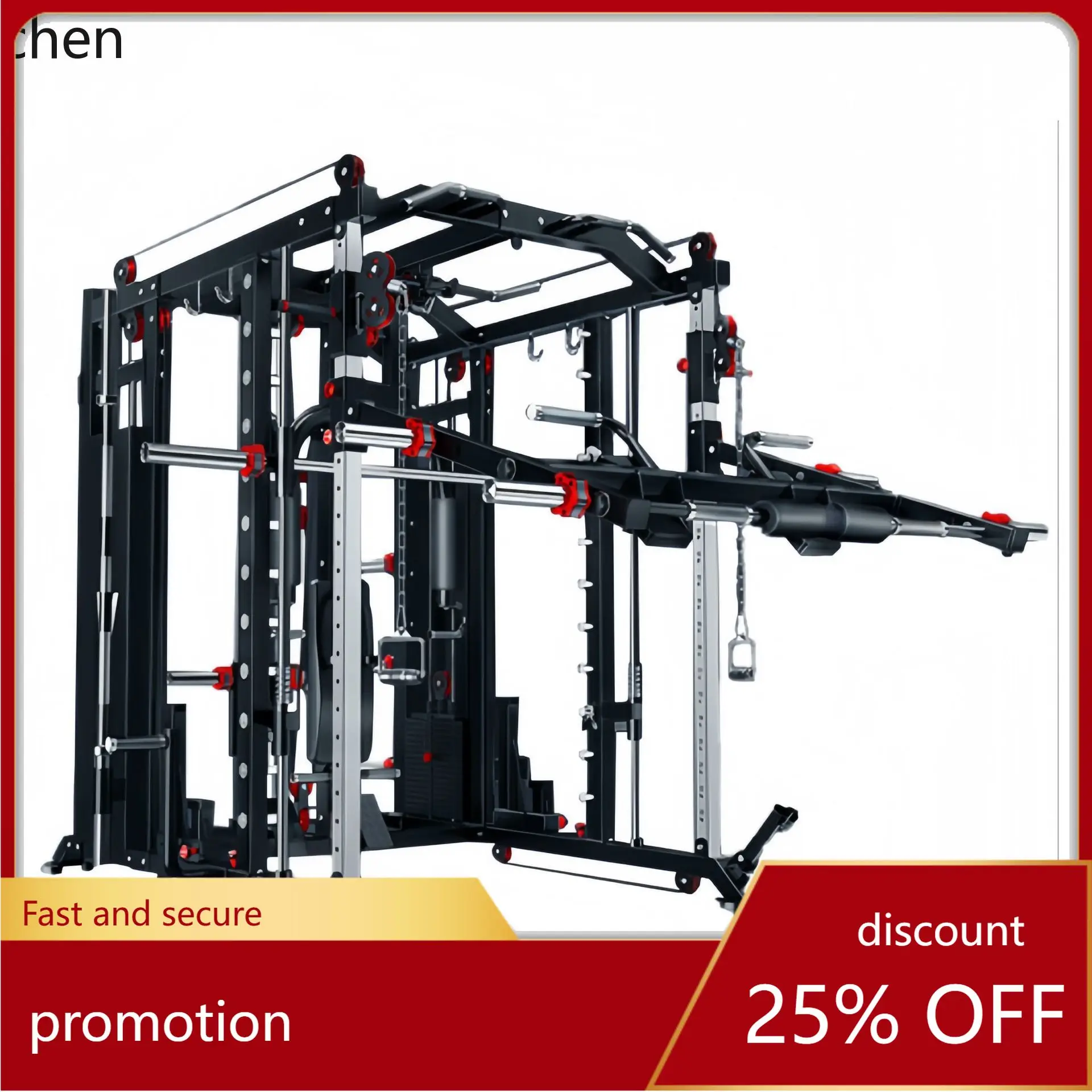CZ Flying Bird Rack Smith Machine Comprehensive Trainer Home Combination Bench Press Rack Commercial Gym