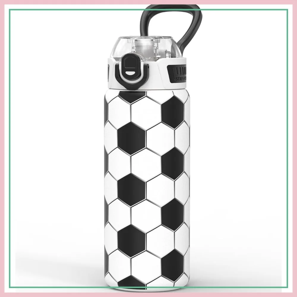 

24oz/700ml Insulated Sport Water Bottle, Odor-Free Liner, Quick-Open Lid for Chug/Sip, for Daily/Travel/Gym/Office