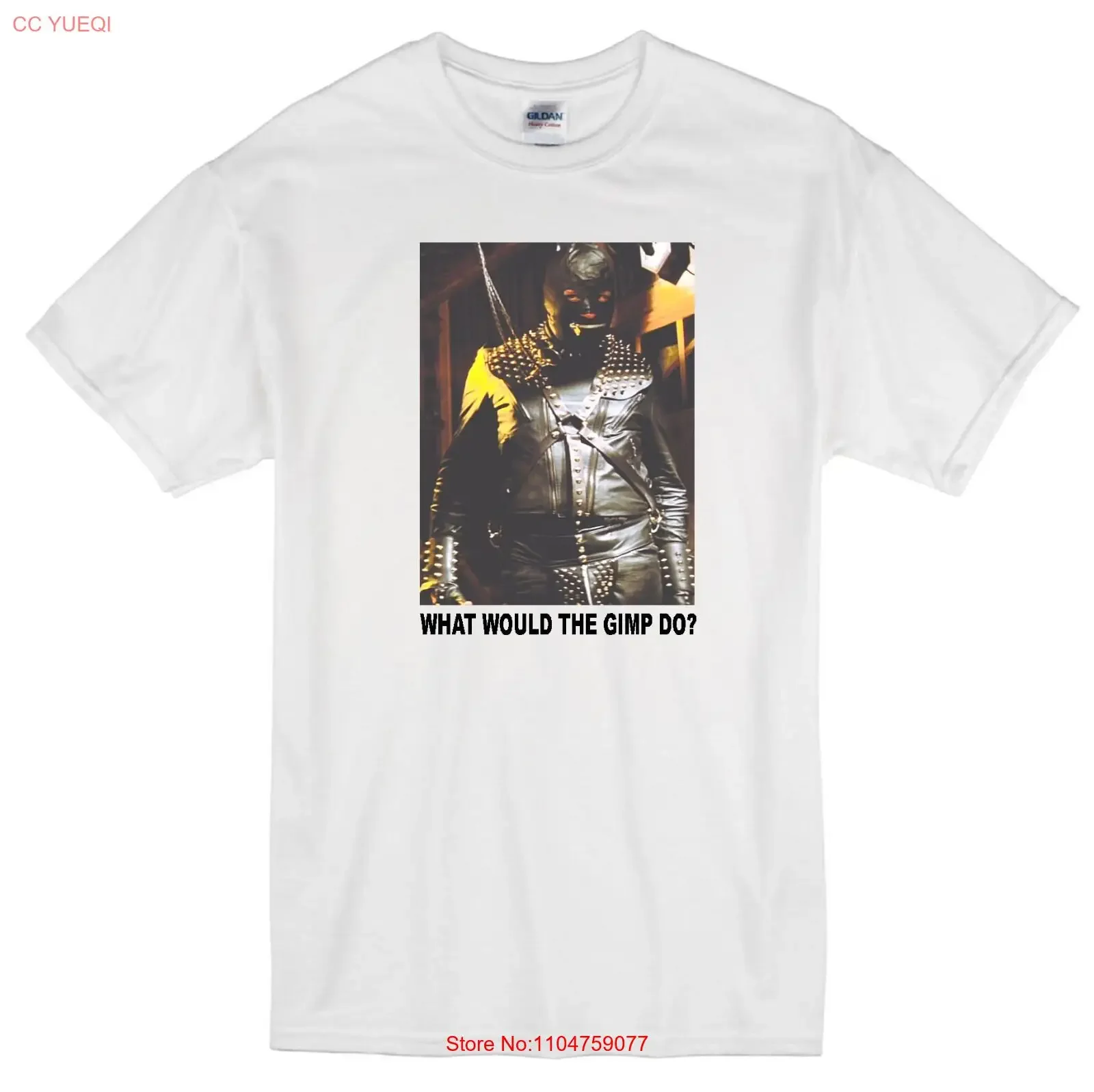 gimp-wwd-パルプフィクション-クエンティン-タランティーノ-スティーブ-ハイベット-s-m-映画-ホワイト-t-シャツ-ヴィンテージ-ウォッシュド-ユニセックス-ソフト-スタイリッシュ-快適