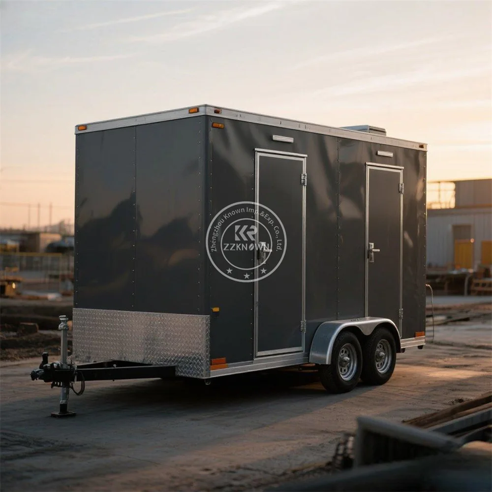 

Luxury Portable Mobile Toilet Trailer Outdoor Bathroom Mobile Luxury Restroom Outdoor Toilet Trailer For Sale