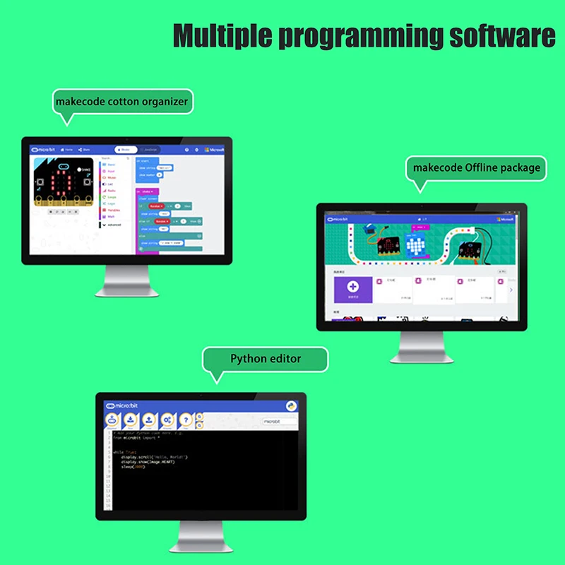 Micro:Bit V2 Micro Bit Go Edition BBC Microbit для детей DIY Макетная плата BBC Microbit V2.0Board