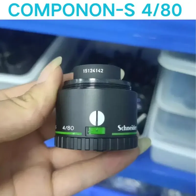 Tes tangan kedua OK Schneider COMPONON-S 4/80 lensa industri