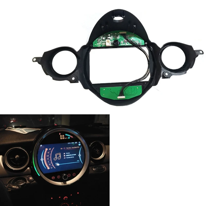 Car Radio Fascia For-BMW MINI R56 R60 2007-2013 DVD Stereo Frame Plate Adapter Mounting Dash Installation Bezel Trim Kit