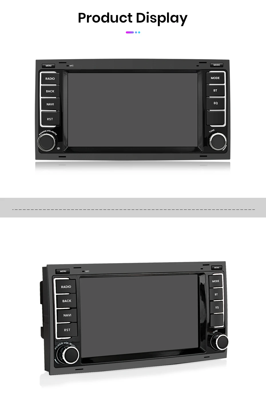 Junsun 7'' 9'' CarPlay Android Auto Auto Radio Für VW Touareg Multivan T5 Transporter 2004-2009 GPS intelligente Multimedia – Detail 27