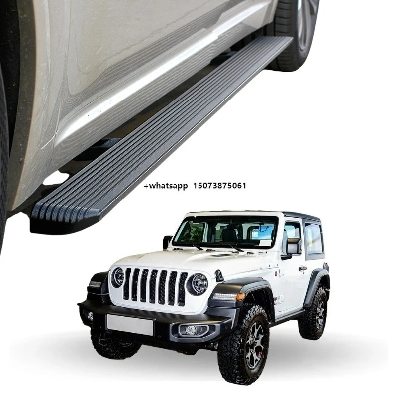 

High Quality Aluminum Alloy Automatic Retractable Side Steps for 2021 Wrangler Rubicon 2 Door Electric Running Boards