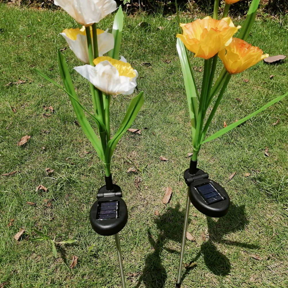 

Solar Lights Outdoor IP55 Waterproof LED Flower Lamp for Gardens Lawns Walkways Courtyards Yards Parks Energy Saving Landscape