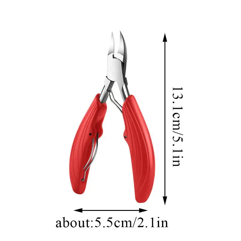 Professional Nail Clippers Thick Ingrown Toenails Big Nail Scissors Cuticle Cutters Paronychia Pedicure Manicure Foot Care Tool