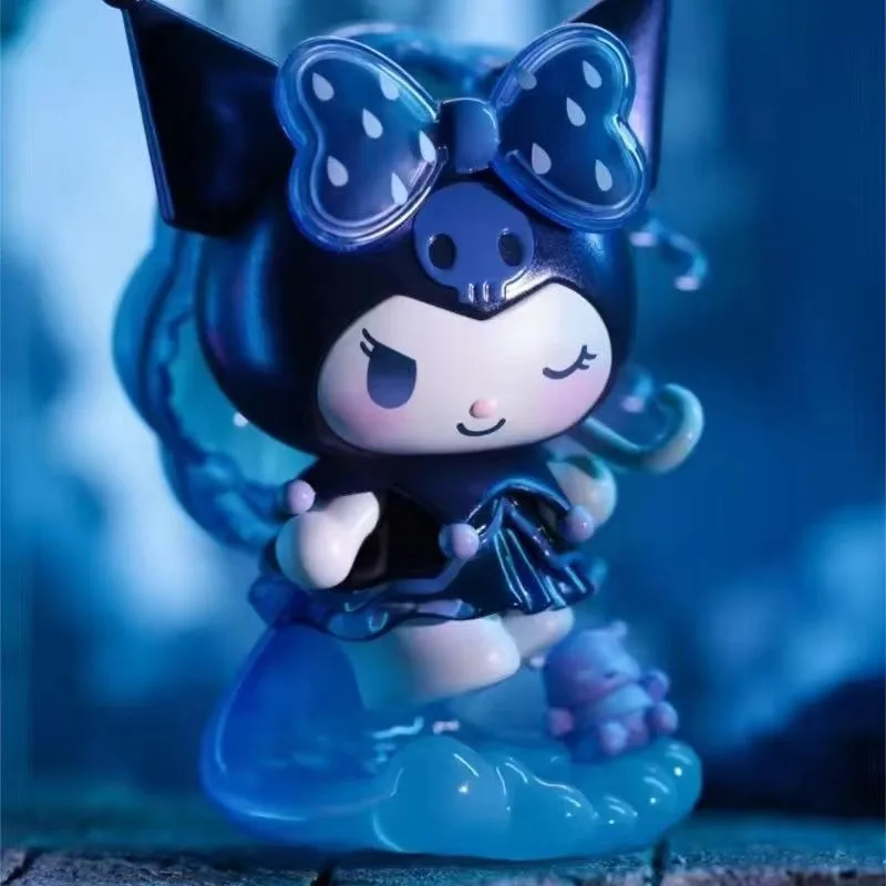 Sanrio Anime Cartoon Kuromi Witch's Day Series Blind Box, muñeca periférica de moda, decoración de escritorio, regalo de cumpleaños