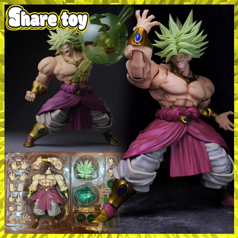 En stock: Figura de acción ZT Studio Broly Guerrero Antiguo ZT002 SSJ Super Saiyan Dragon Ball Broly, modelo de juguete grande con efectos especiales