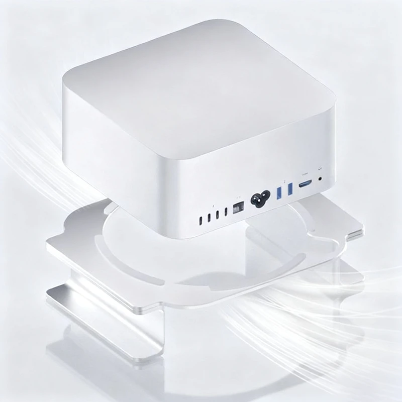 Desktopstandaard voor mini in hoogte verstelbaar koelrek Desktopcomputer van aluminiumlegering