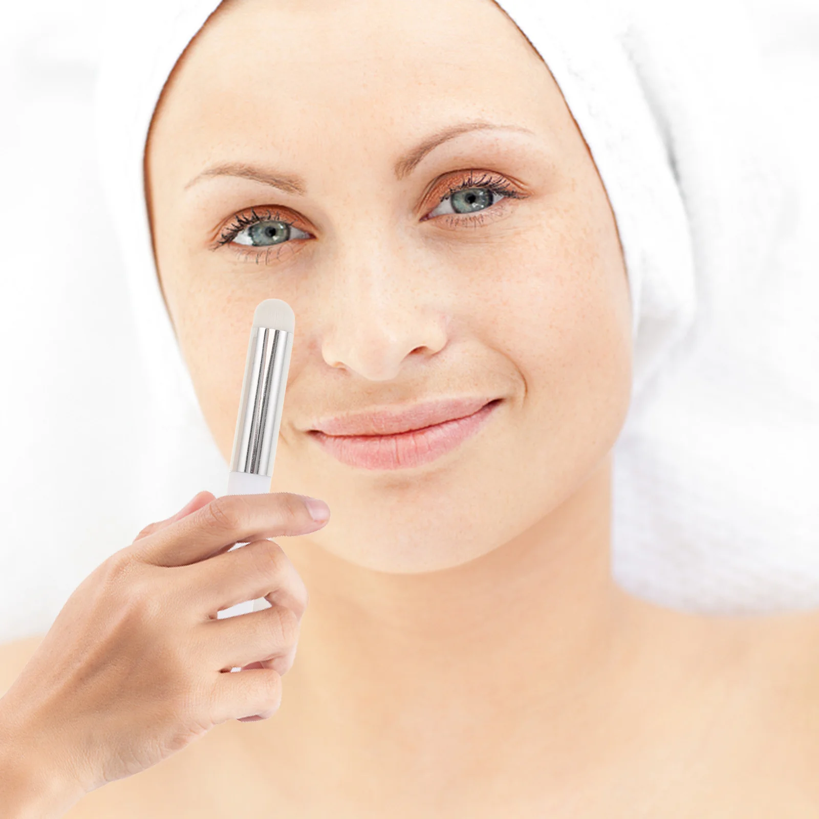 Conjunto de pincéis labiais ultramacio, 2 peças, para maquiadores profissionais, aplicação precisa de cor labial, purificador de pele, pincéis de maquiagem