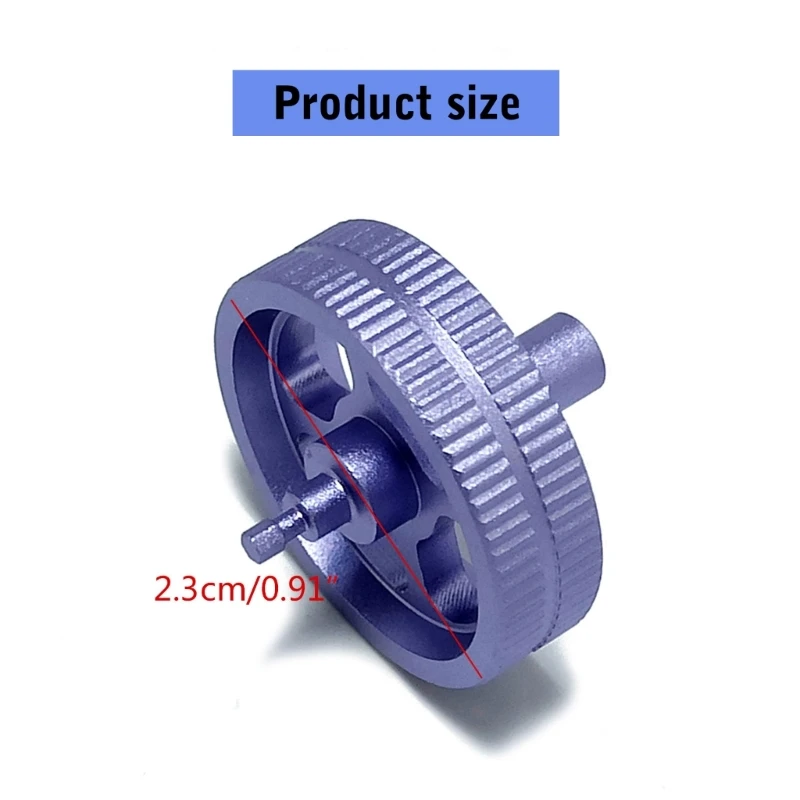 1 قطعة عجلة الماوس من سبائك الألومنيوم لملحقات بكرة الماوس G102 G304 G305