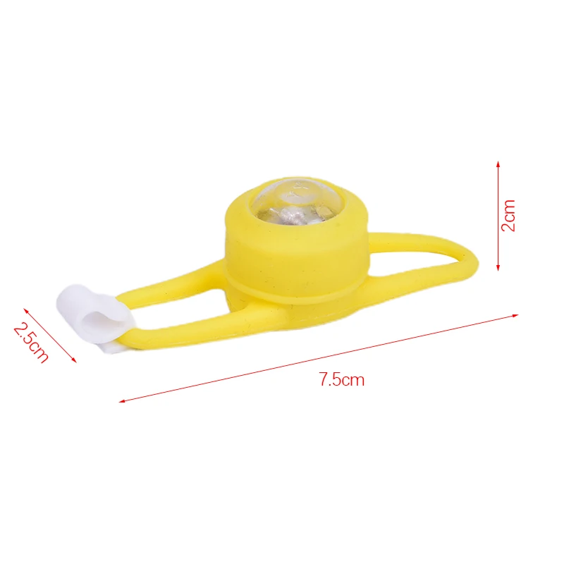 Colorful Bicycle Small Yellow LED Ring lights Bicycle Bell Road Bike Accessories