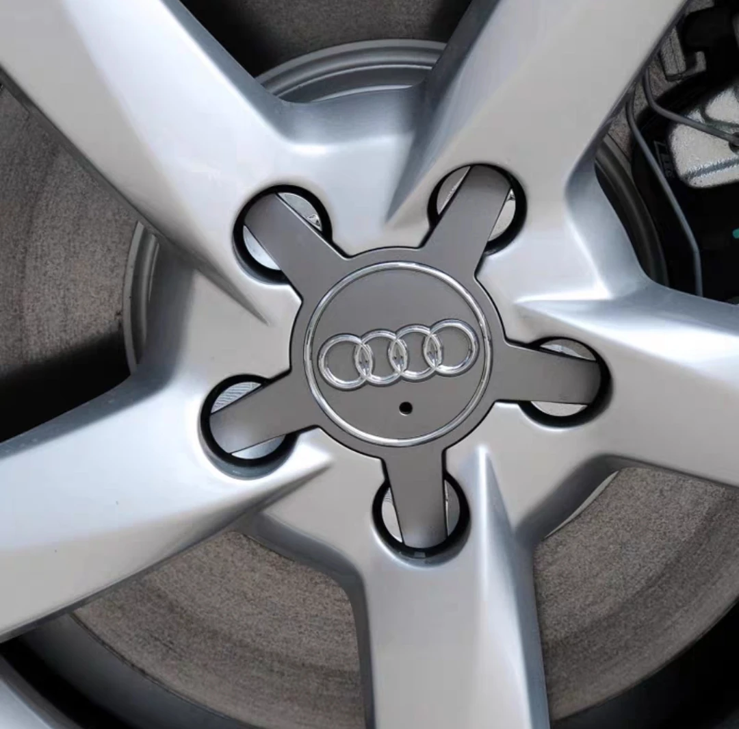 

Комплект из 4 колпачков для центрального отверстия колеса автомобиля, декоративные накладки на диски для Audi Sline A3 A1 A4 B8 B7 A6 C7 A5 A7 A8 B9 B6 C6 Q2 Q3 Q5 Q7 Q8 TT