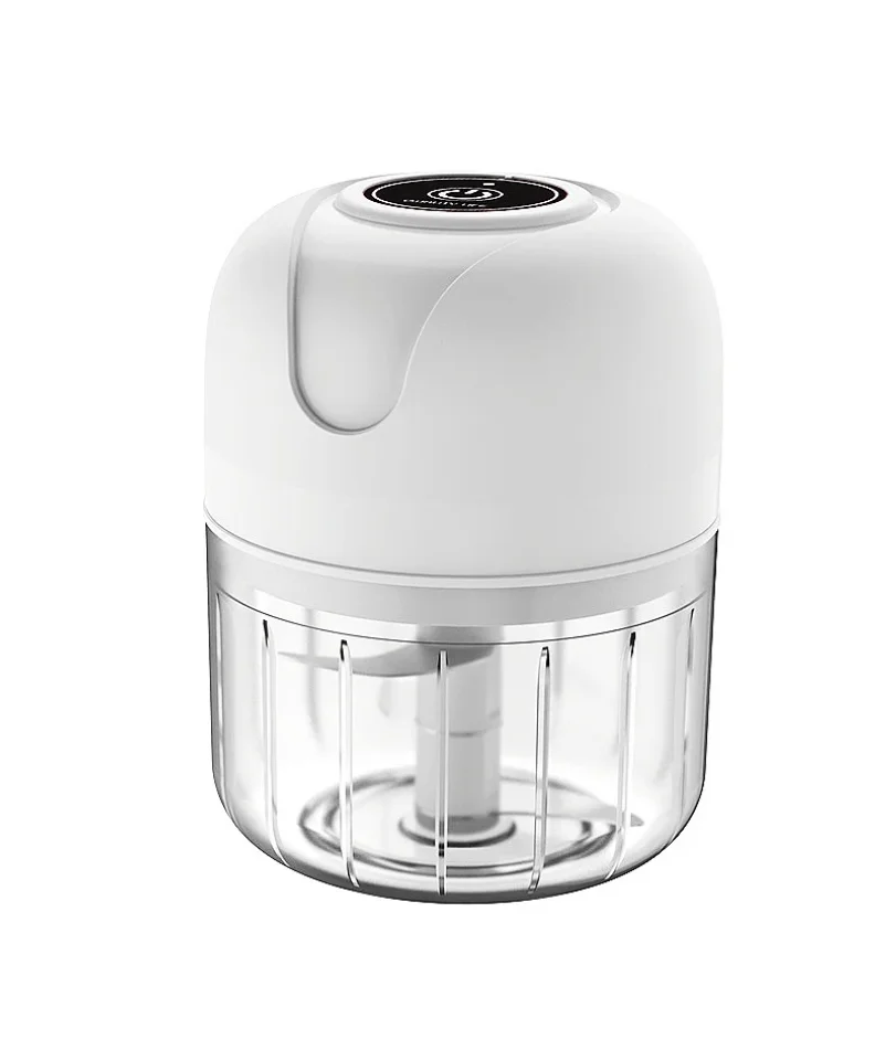 

Mini Processador Elétrico Moedor Carne Vegetais Alho Fruta Amendoim Recarregável USB 250ml