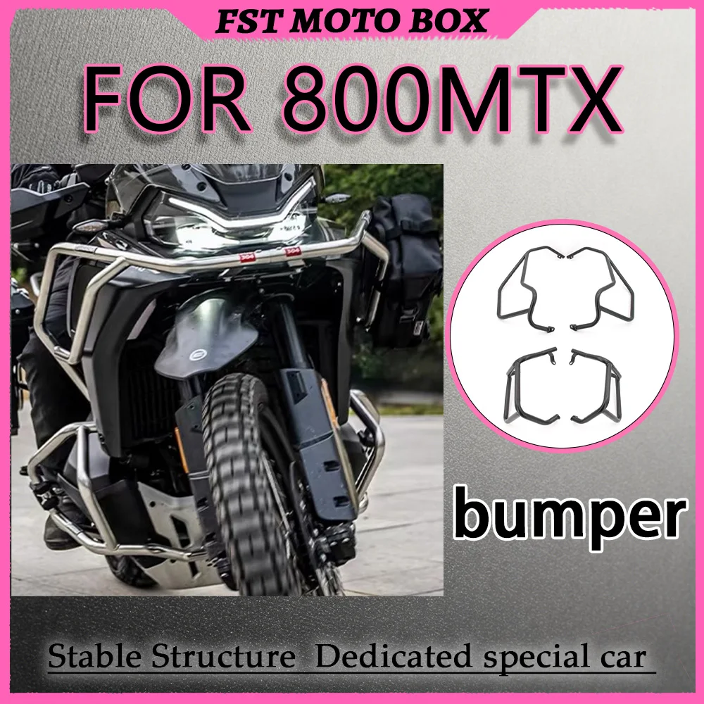 FOR 800MTX Special Vehicle Engine Anti-Collision Guard Frame Thickened High-Carbon Steel Pipe Full Laser Welded Cushion Layered