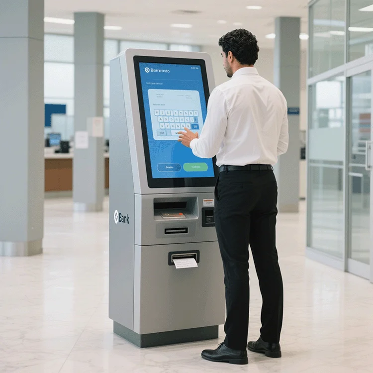 Chiosco di pagamento touch screen self-service della macchina OEM Hotel Check in ordine di pagamento
