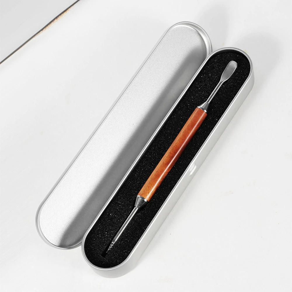 LMETJMA Coffee Latte Art Pen Stainless Steel Spice Cappuccino Pull Needle Latte Coffee Decorative Art Pen Coffe Spice Pen JT291