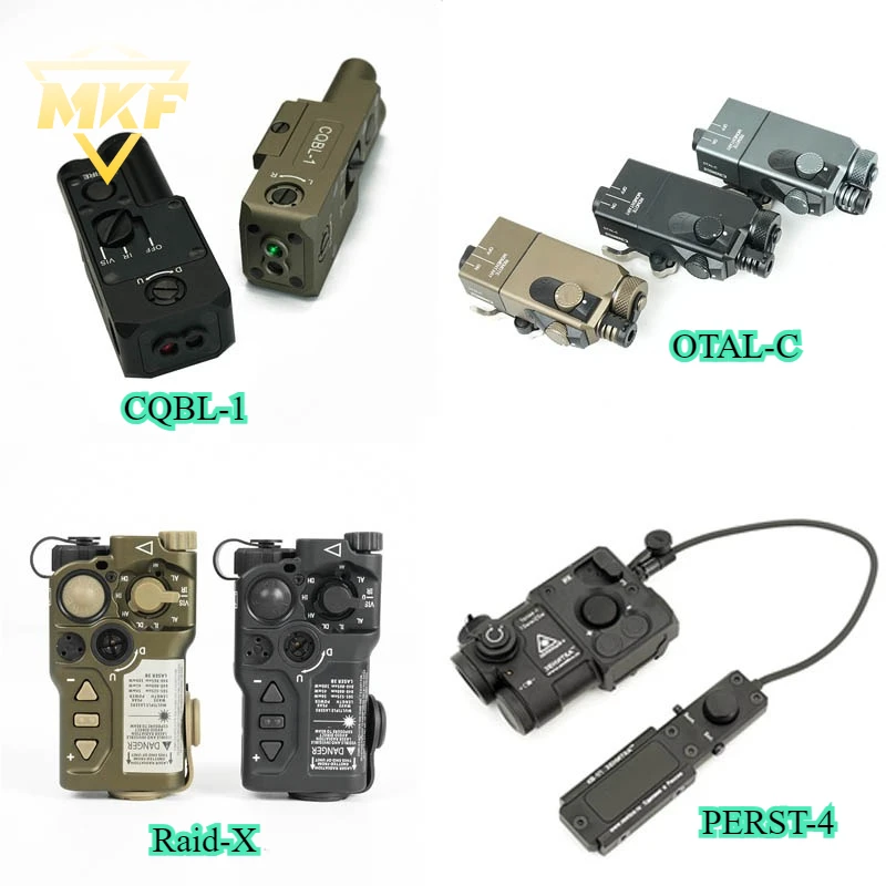 

Лазерный целеуказатель PERST-4/CQBL-1/Raid-X/OTAL-C (зеленый, красный, ИК) тактический, металлический, для AR15, страйкбола, охоты
