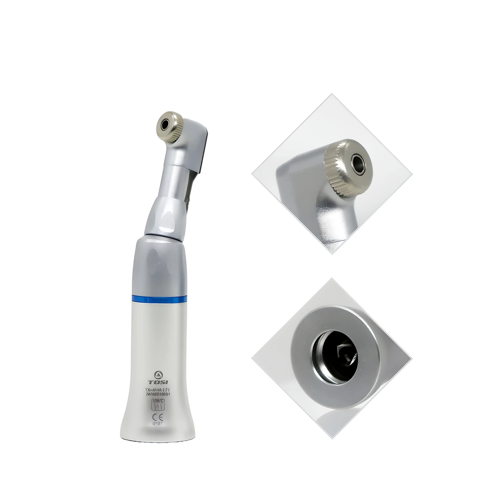 HEXION Dental de Baixa Velocidade Dentista Handpiece Ferramentas contra Baixa Rotação, Contra Ângulo Trava, Botão Chuck, Tipo Chave