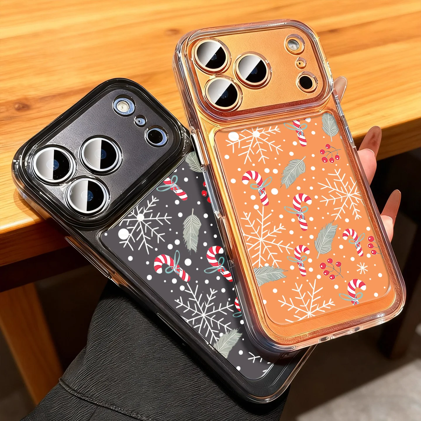 Cheerful Christmas Xmas 2025 Hot  Phone Case For iPhone 17 16 15 14 13 12 11 Pro Max XS X XR 7 8 Plus Transparent Clear Fundas